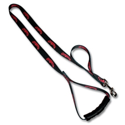 Patterned Comfort Grip Leash with Lead
