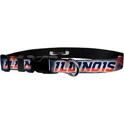 Adjustable Collar - Deluxe Line - Collegiate  1" University of Illinois