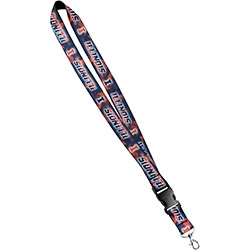 Collegiate Lanyard with Side Release Buckle University of Illinois