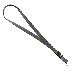 Collegiate Lanyard with Side Release Buckle