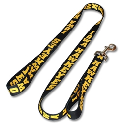 Patterned Leash with Built In Lead