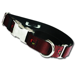 Quick Release Martingale Collar Deluxe line 1" - Illinois State University