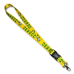 Satin Side Release Buckle Lanyard