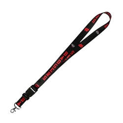 Satin Lanyard with Side Release Buckle University of Wisconsin